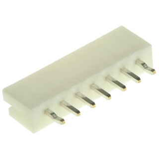 JST EH Series Straight Through Hole PCB Header, 7 Contact(s), 2.5 mm Pitch, 1 Row, Shrouded B7B-EH-A (LF) (SN)