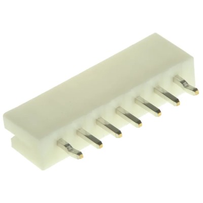 JST EH Series Straight Through Hole PCB Header, 7 Contact(s), 2.5 mm Pitch, 1 Row, Shrouded B7B-EH-A (LF) (SN)