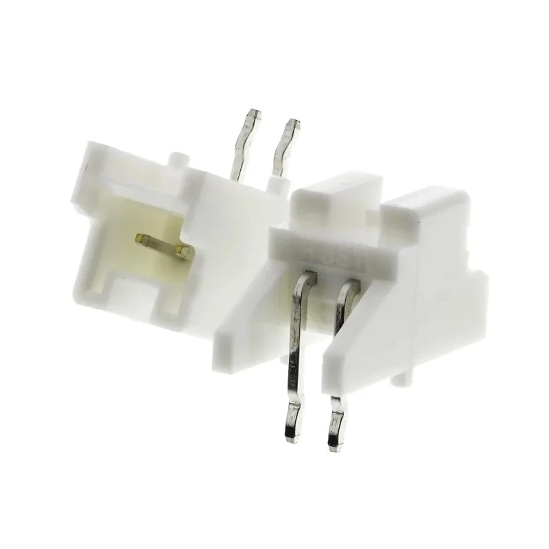 JST PA Series Right Angle Through Hole PCB Header 2 Contacts 2 mm Pitch Single Row Shrouded S02B-PASK-2 (LF) (SN)
