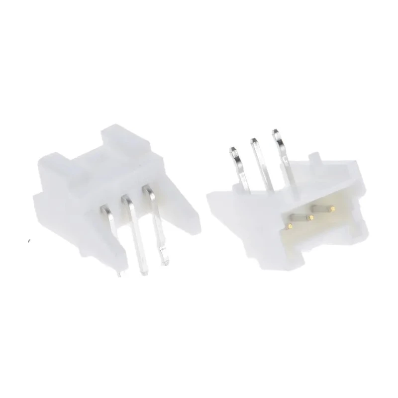 JST PA Series Right Angle Through Hole PCB Header 3 Contacts 2 mm Pitch 1 Row Shrouded S03B-PASK-2 (LF) (SN)