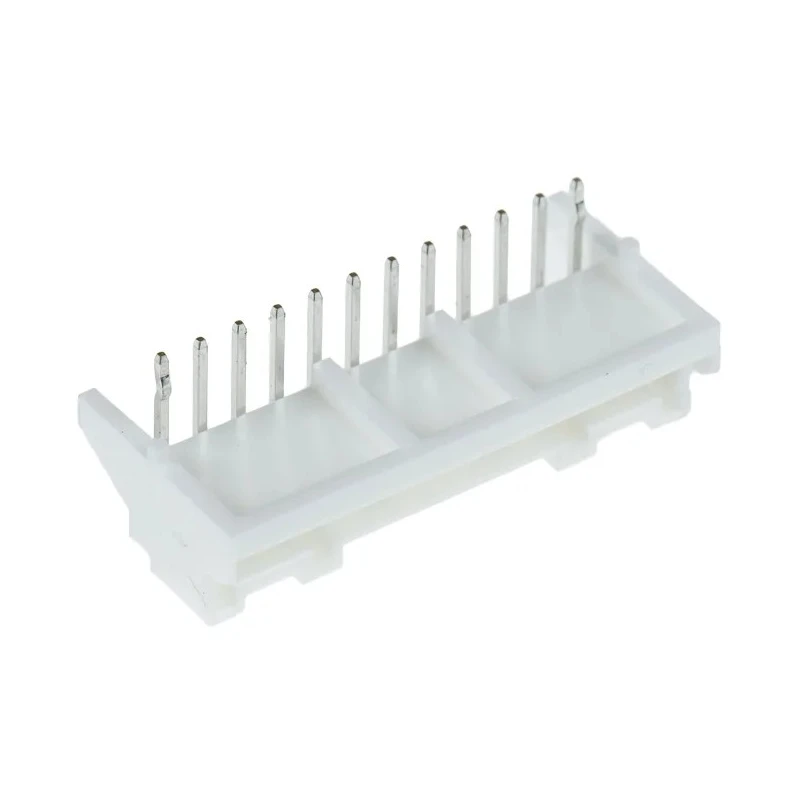 JST PA Series Right Angle Through Hole PCB Header, 12 Contacts, 2 mm Pitch, 1 Row, Shrouded S12B-PASK-2 (LF) (SN)