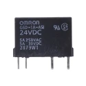 Omron DIN Rail Power Relay 24V DC Coil 5A Switching Current SPST G6D-1A-ASI DC24