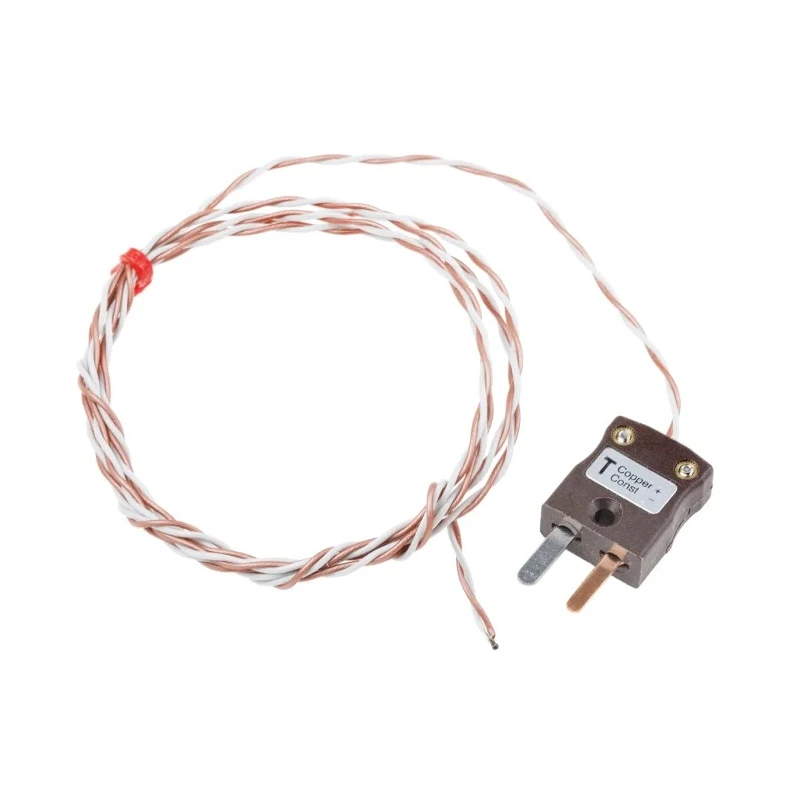 RS PRO Type T Exposed Junction Thermocouple 1 m Length, 7 mm Diameter, -75 °C to 250 °C Maximum 123-6330