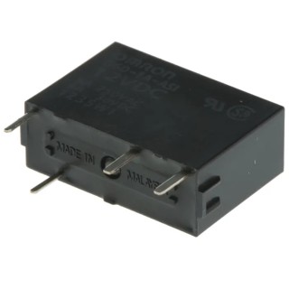 Omron DIN Rail Power Relay 12V DC Coil 5A Switching Current SPST G6D-1A-ASI DC12