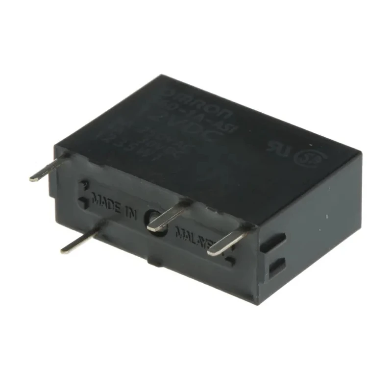 Omron DIN Rail Power Relay 12V DC Coil 5A Switching Current SPST G6D-1A-ASI DC12