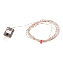 RS PRO Type T Exposed Junction Thermocouple 2 m Length, 1 mm Diameter, -75 °C to 250 °C Maximum Temperature 123-6329