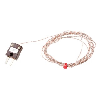 RS PRO Type T Exposed Junction Thermocouple 2 m Length, 1 mm Diameter, -75 °C to 250 °C Maximum Temperature 123-6329