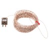 RS PRO Type T Exposed Junction Thermocouple 10 m Length, -75 °C to 250 °C Max 123-6334