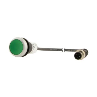 Eaton C22 Series Push Button Switch Panel Mount 22 mm Cutout Green 1 NO IP67 IP69K 181041 C22-D-G-K10-P5