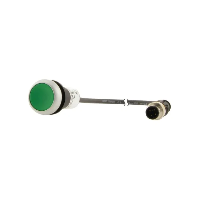 Eaton C22 Series Push Button Switch Panel Mount 22 mm Cutout Green 1 NO IP67 IP69K 181041 C22-D-G-K10-P5