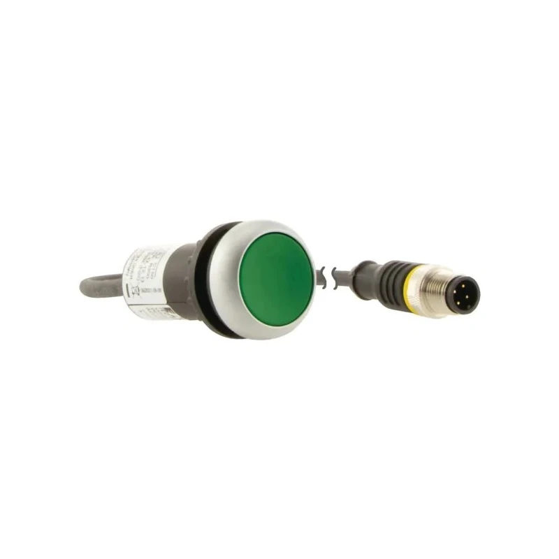 Eaton C22 Series Push Button Switch Panel Mount 22 mm Cutout Green 1 NO IP67 IP69K 181041 C22-D-G-K10-P5