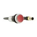 Eaton C22 Series Illuminated Push Button Actuator Panel Mount 22 mm Cutout Red SPST IP67 IP69K 181630 C22-DRL-R-K01-24-P3