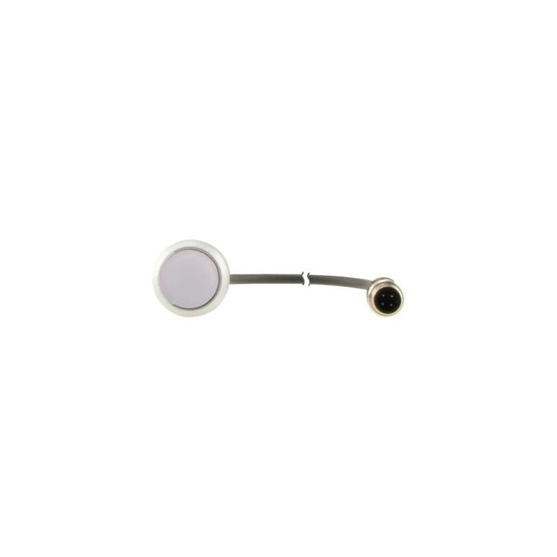 Eaton C22 Series Illuminated Push Button Actuator Panel Mount 22mm Cutout White 1 NO IP67 IP69K 181370 C22-DRL-W-K10-24-P5