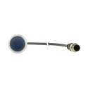 Eaton C22 Series Illuminated Push Button Switch Panel Mount Blue SPST 24V ac/dc 29.7mm Diameter 181298 C22-DL-B-K10-24-P5