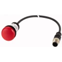 Eaton Panel Mount Red LED Indicator 22 mm Cutout, 24 V AC/DC, IP67 IP69K Rated, Round 181621 C22-L-R-24-P3