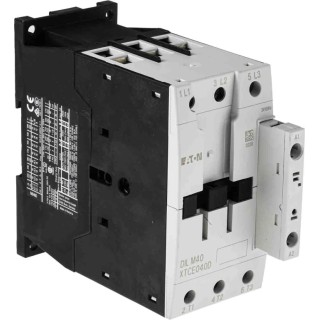 Eaton Industrial Motor Control Contactor 24V AC Coil, 3-Pole, 40A, 18.5 kW Power Rating DILM Series 277770 DILM40(24V50/60HZ)