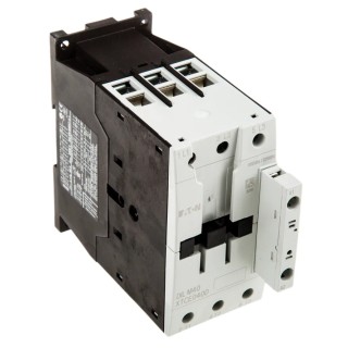 Eaton Contactor, 110V AC Coil, 3-Pole, 40A, 18.5 kW, 400V AC Motor Control DILM Series 277763 DILM40(110V50HZ,120V60HZ)