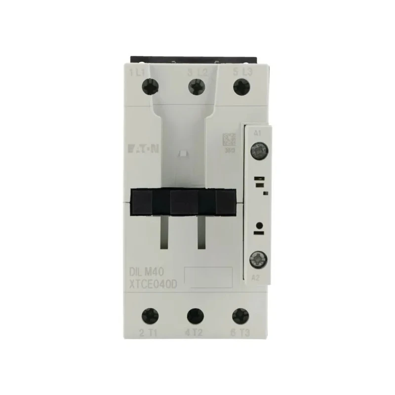Eaton Contactor, 110V AC Coil, 3-Pole, 40A, 18.5 kW, 400V AC Motor Control DILM Series 277763 DILM40(110V50HZ,120V60HZ)