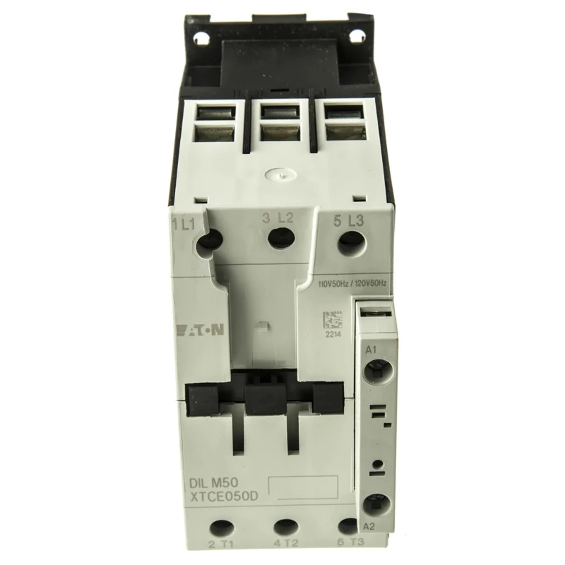 Eaton DILM Contactor 3-Pole 50A 22kW 110V AC Coil 3 NO 400V AC 277827 DILM50(110V50HZ,120V60HZ)