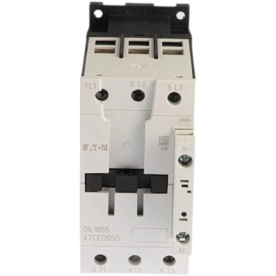 Eaton Contactor, 24V AC Coil, 3-Pole, 65A, 30kW, 3 NO, 400V AC DILM65(24V50/60HZ) 277898 DILM65(24V50/60HZ)
