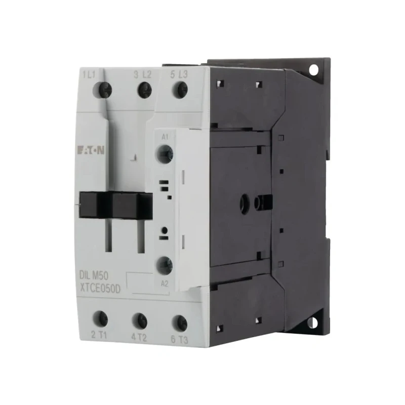 Eaton 3-Pole Contactor 50A 400V AC Coil Motor Control with 22kW Power Rating 277832 DILM50(400V50HZ,440V60HZ)