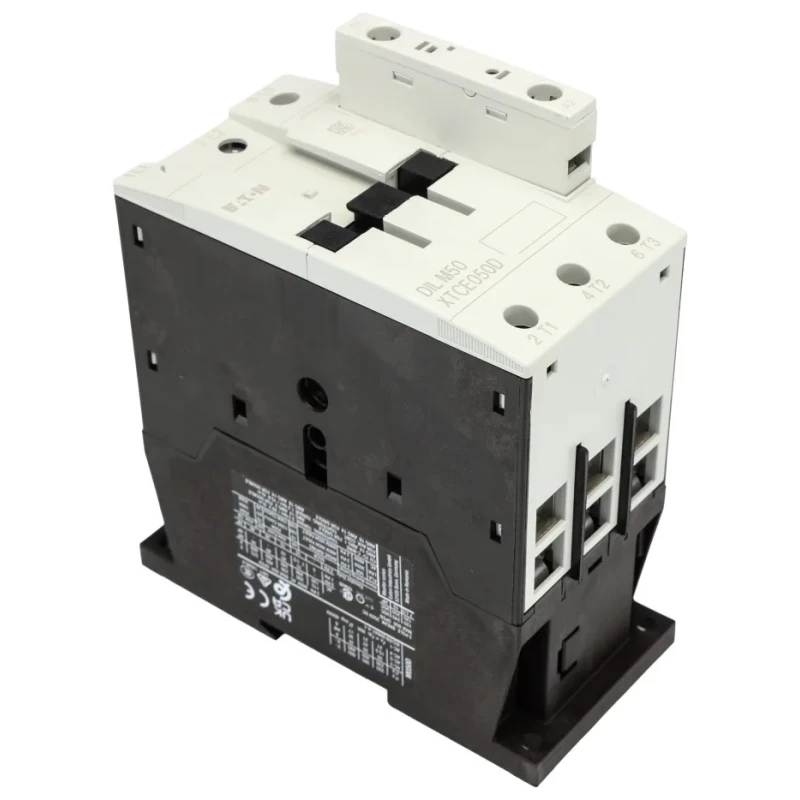 Eaton 3-Pole Contactor 50A 400V AC Coil Motor Control with 22kW Power Rating 277832 DILM50(400V50HZ,440V60HZ)