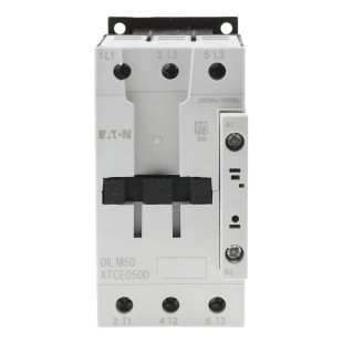 Eaton DILM Contactor Motor Control 3-Pole 50A 22 kW 230V AC Coil 277838 DILM50(230V50/60HZ)