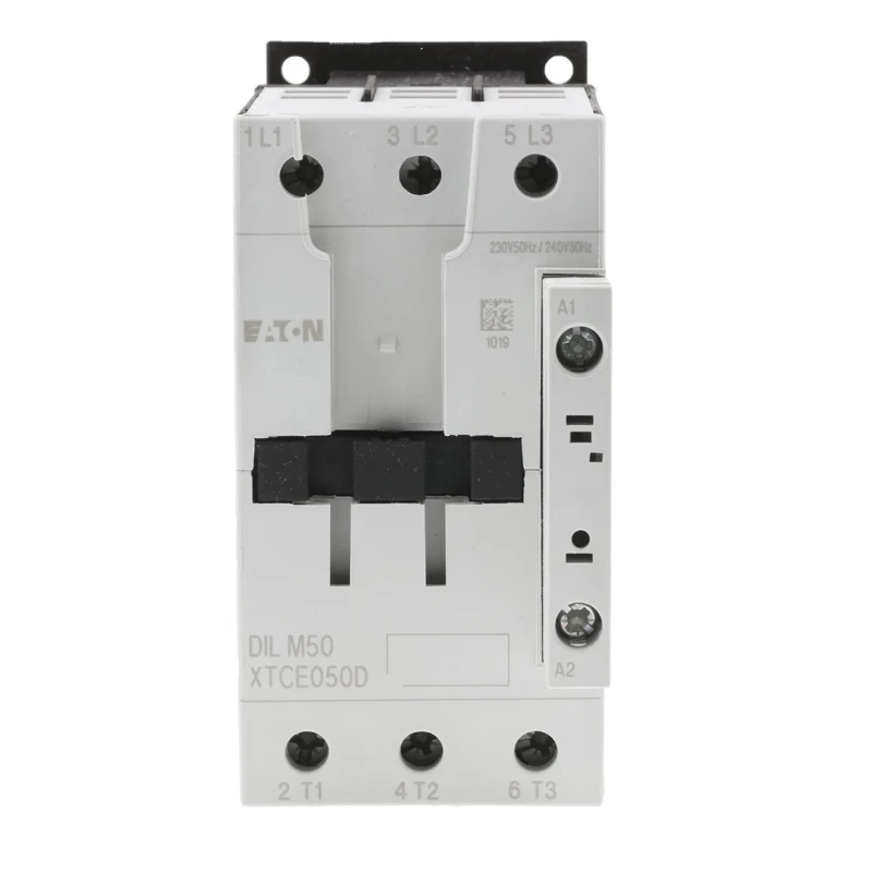 Eaton DILM Contactor Motor Control 3-Pole 50A 22 kW 230V AC Coil 277838 DILM50(230V50/60HZ)