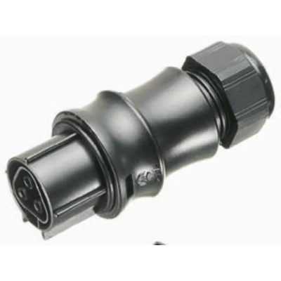 Wieland RST20i3 Series Cable Circular Connector Female Screw, 3-Pole, 20A, 250V, IP68 RST20i3