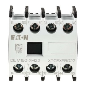 Eaton Auxiliary Contact 4 Contact 2 NC/2 NO Front Fixing 16 A 220 V DC 500 V AC 277950 DILM150-XHI22