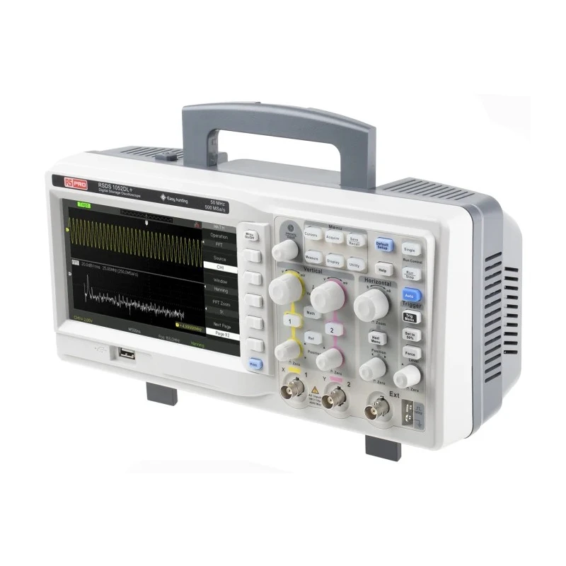 RS PRO 50 MHz Bench Digital Storage Oscilloscope 2 Channels RS-123-6435