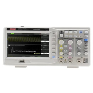 RS PRO 150 MHz Dual Channel Bench Digital Storage Oscilloscope with 2Mpts Memory Depth RSDS1000CML+ Series 123-6438