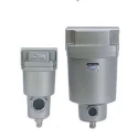 SMC Pneumatic Air Preparation Mist Separator G 1/4 Port, 200L/s Flow, 0.05 MPa to 1 MPa Operating Pressure, AMH150C-F02-T