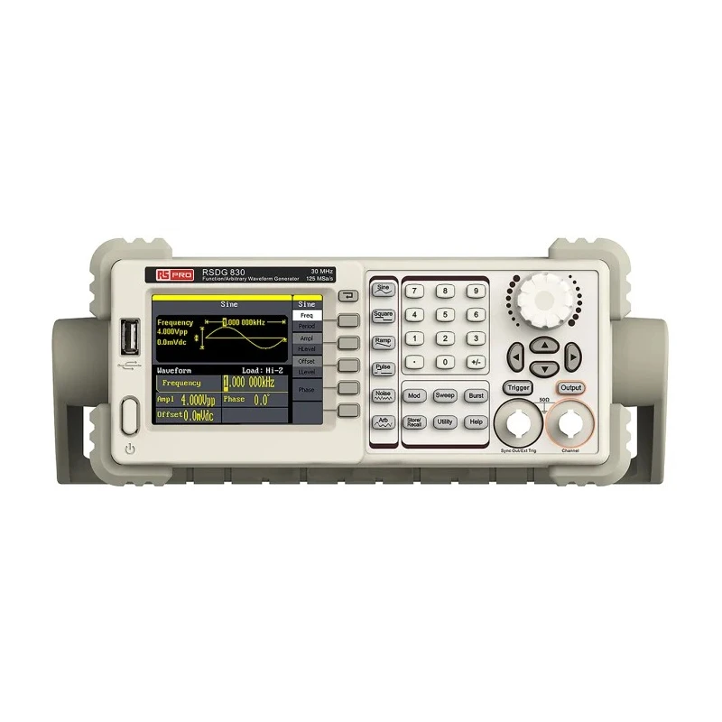 RS PRO Arbitrary Waveform Generator with USB Interface 30 MHz Max Frequency 10V Pk-Pk Output Amplitude 123-6459