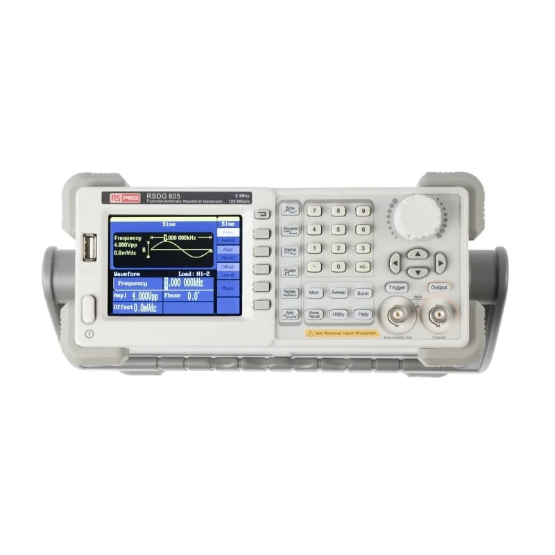 RS PRO Arbitrary Waveform Generator 5 MHz Max, 0 MHz Min, 125 MSa/s Sample Rate, 14 bit Resolution 123-6458