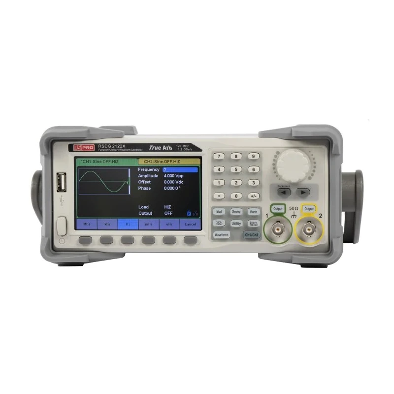 RS PRO Arbitrary Waveform Generator 120 MHz Max, 2-Channel, 1 Hz Min 123-6462