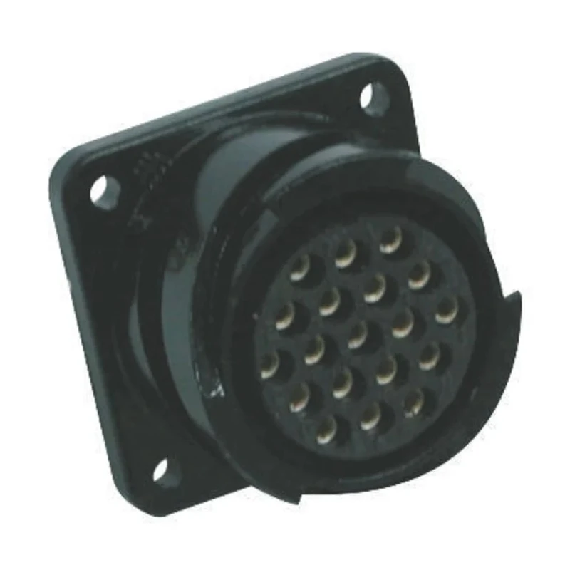 Glenair MIL Spec Circular Connector 37 Way Panel Mount 500, 700V AC 22A Copper Alloy Contacts ITS3102A28-21PF7
