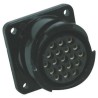 Glenair MIL Spec Circular Connector 37 Way Panel Mount 500, 700V AC 22A Copper Alloy Contacts ITS3102A28-21PF7