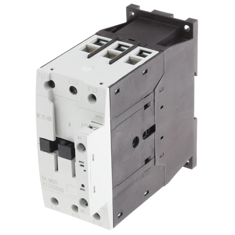 Eaton DILM Contactor 24V AC Coil, 3-Pole, 50A Contact Current, 22kW Power Rating, 400V AC Contact 277834 DILM50(24V50/60HZ)