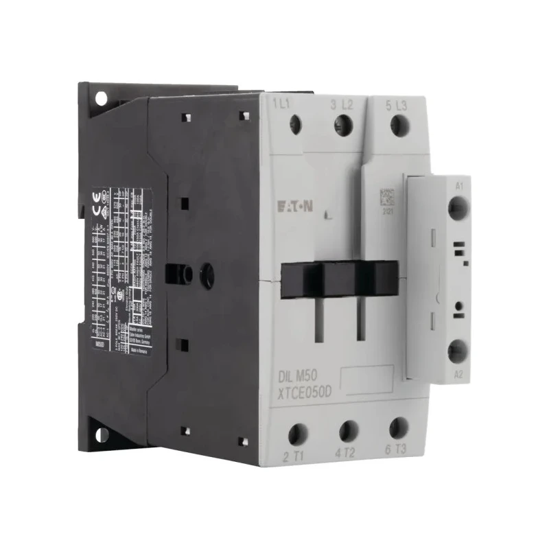 Eaton DILM Contactor 24V AC Coil, 3-Pole, 50A Contact Current, 22kW Power Rating, 400V AC Contact 277834 DILM50(24V50/60HZ)