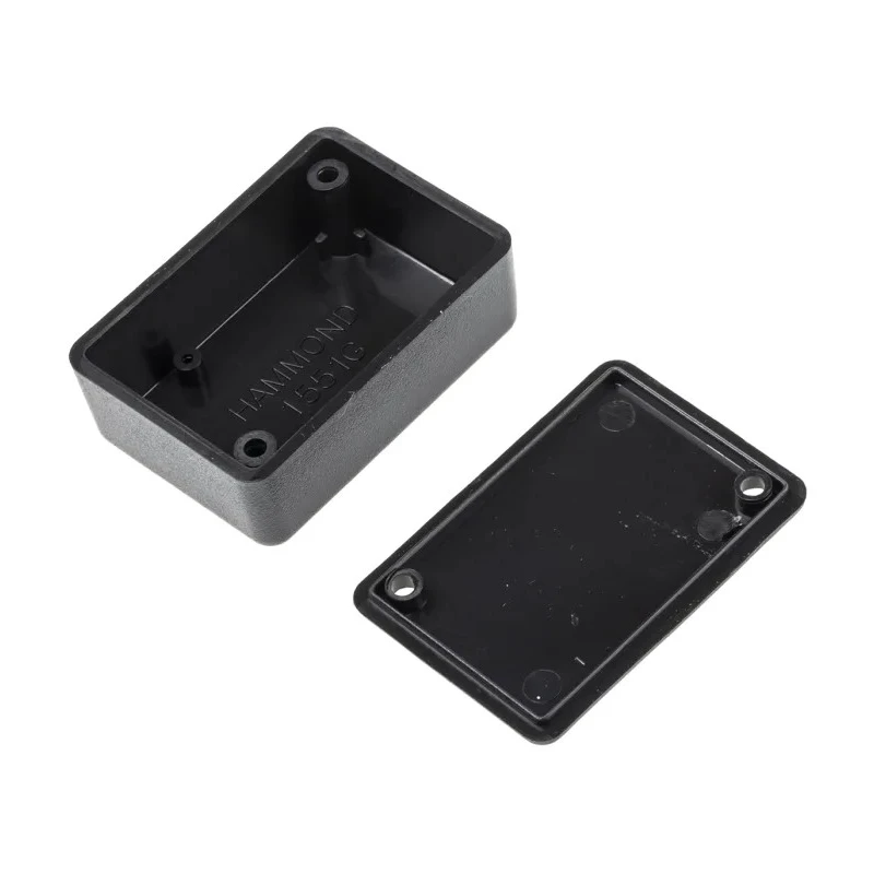 Hammond 1551 Series Black ABS Enclosure IP54, 20 mm Height x 50 mm Length x 35 mm Width 1551GBK