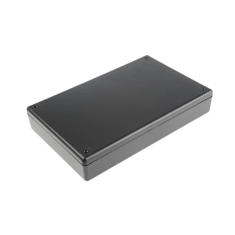 Hammond 1599 Series Flame Retardant ABS Enclosure Black Lid IP54, 220 mm x 140 mm x 40 mm IP54