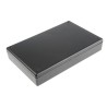 Hammond 1599 Series Flame Retardant ABS Enclosure Black Lid IP54, 220 mm x 140 mm x 40 mm IP54