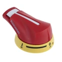Socomec Yellow, Red Rotary Handle for FUSERBLOC Series 1414 2111