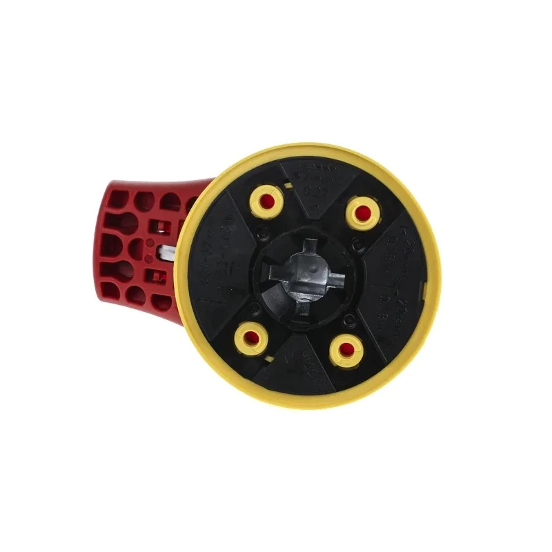 Socomec Yellow, Red Rotary Handle for FUSERBLOC Series 1414 2111