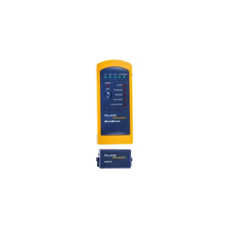 Fluke Networks MICROMAPPER Network Cable Tester RJ45 RJ11 Battery Operated MT-8200-49A