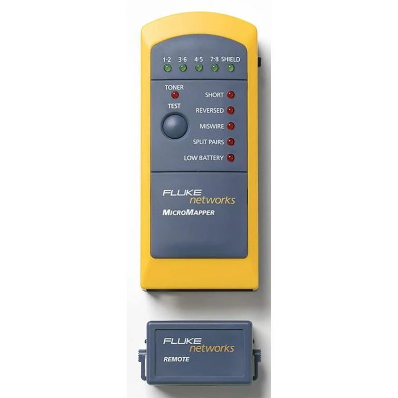 Fluke Networks MICROMAPPER Network Cable Tester RJ45 RJ11 Battery Operated MT-8200-49A