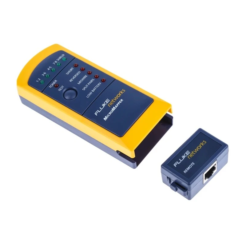 Fluke Networks MICROMAPPER Network Cable Tester RJ45 RJ11 Battery Operated MT-8200-49A