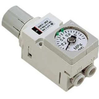 SMC Pneumatic Regulator ARM10, 4 mm Outlet Size, 0.5 bar Minimum Operating Pressure, 60°C Max Operating Temperature ARM10