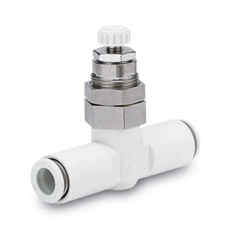 SMC AS300 Series Speed Controller Pneumatic Function Fitting Steel Body Inlet Female R Outlet Female 